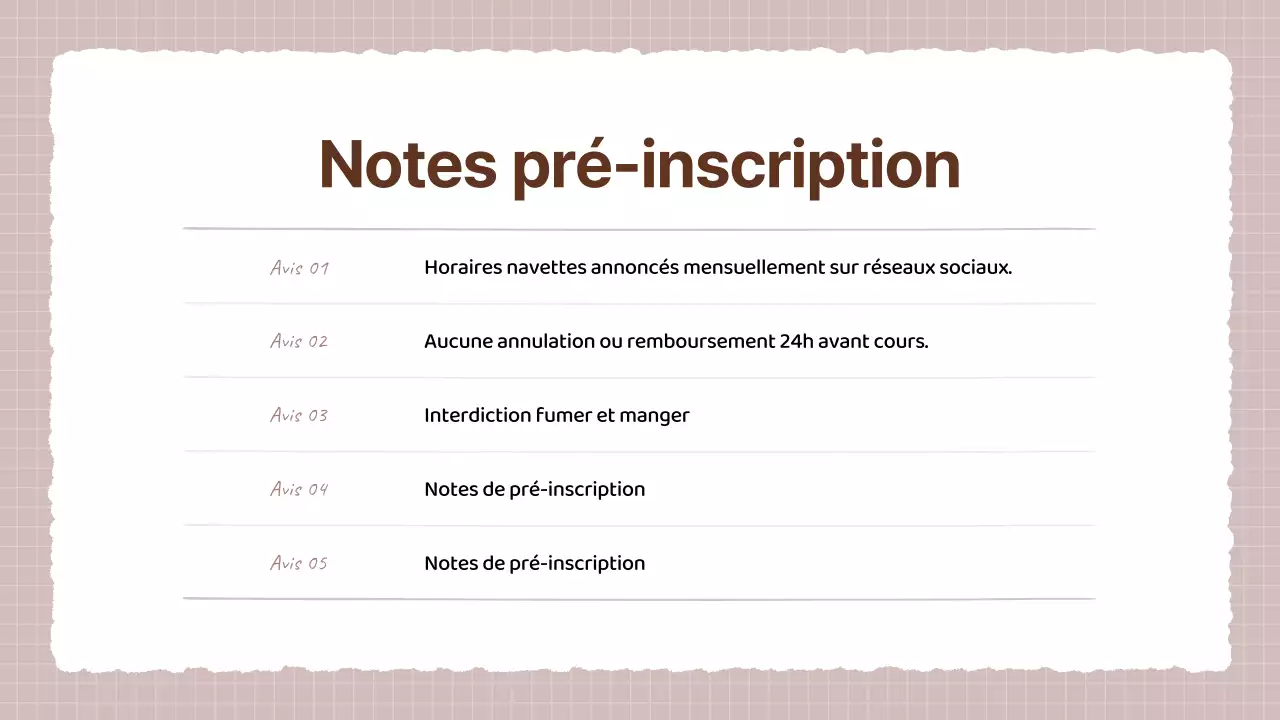 Un prospectus d'école d'art beige et marron confortable