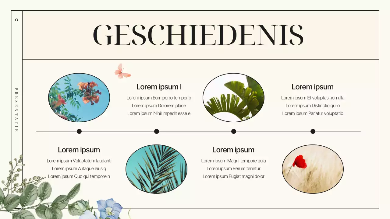 Een merkintroductie van het ivoorkleurige, luxueuze merk Botanic Flowers