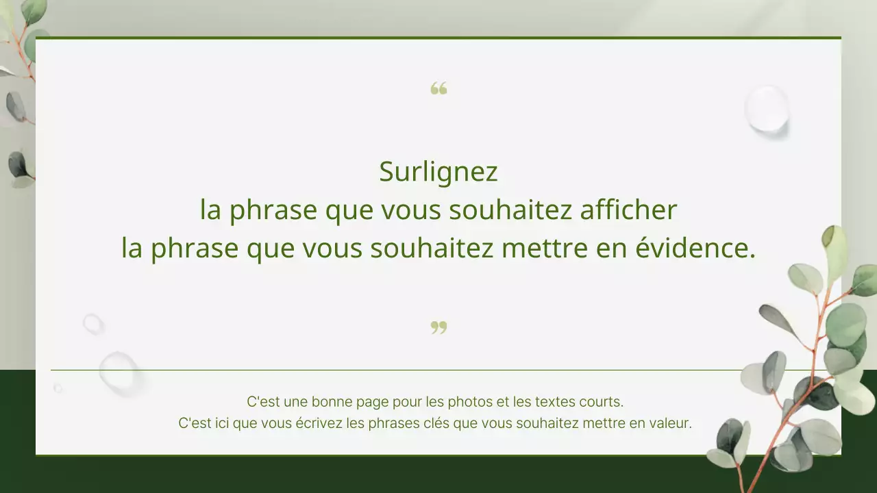 Guide des jolis fonds floraux en vert et jaune