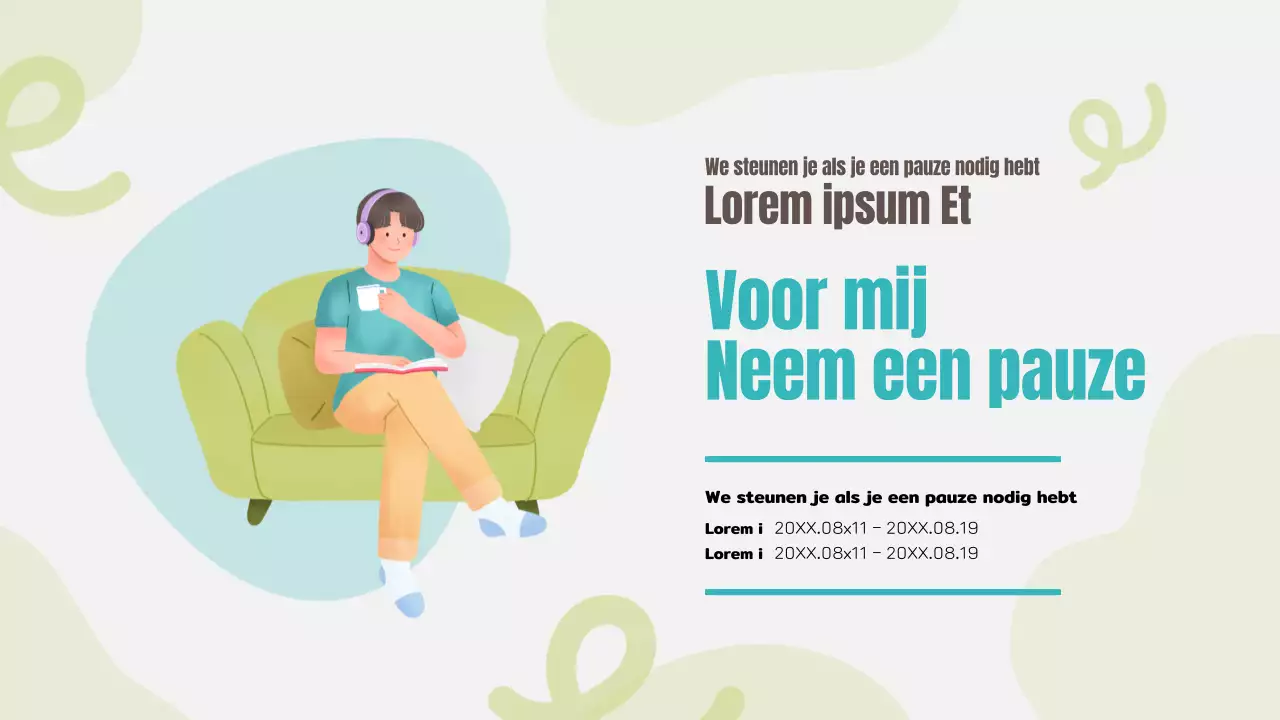 Een eenvoudig tussenjaar in chartreuse en mintProjectinformatie