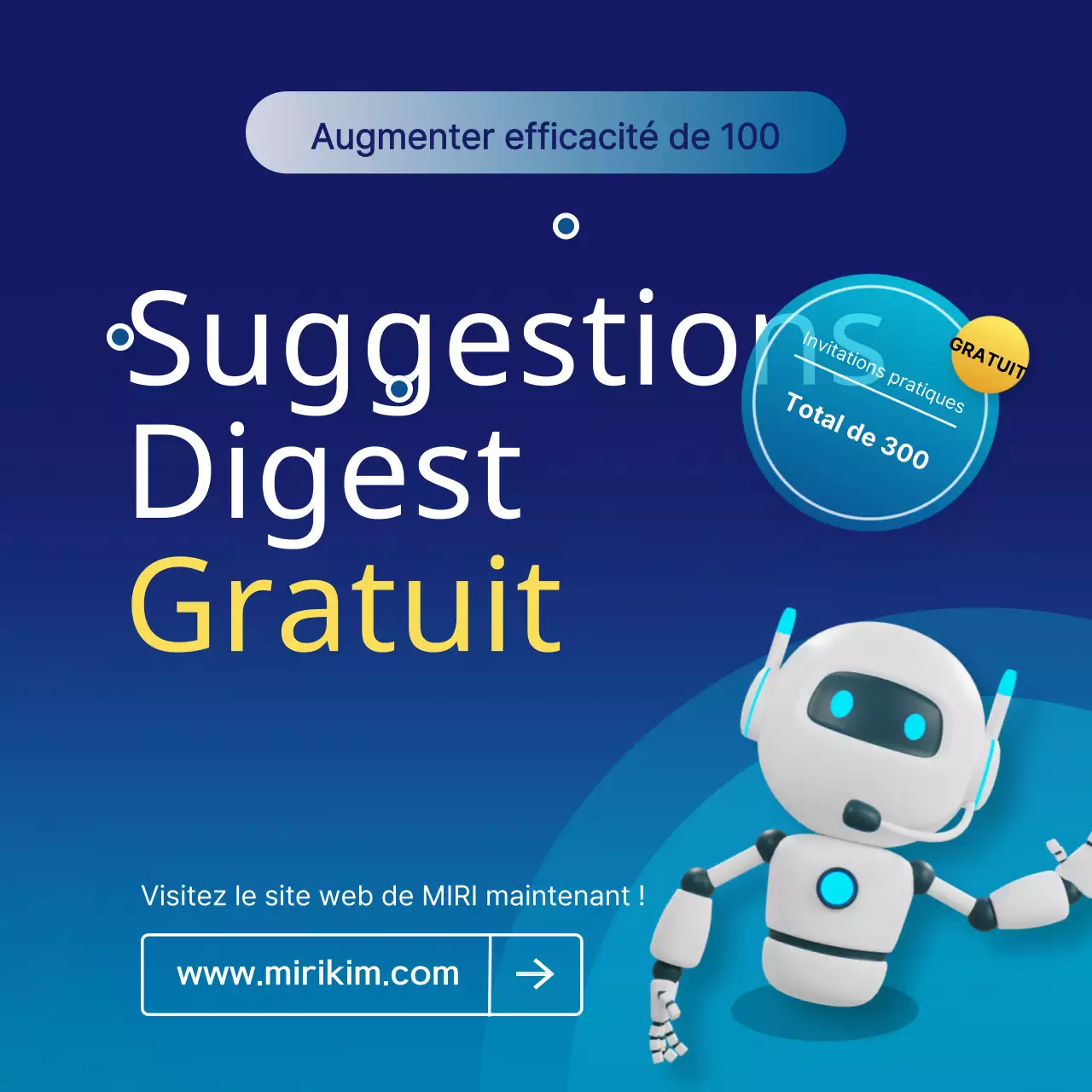 Promouvoir le bleu et le néon, des messages d'aide à l'IA à l'allure cybernétique