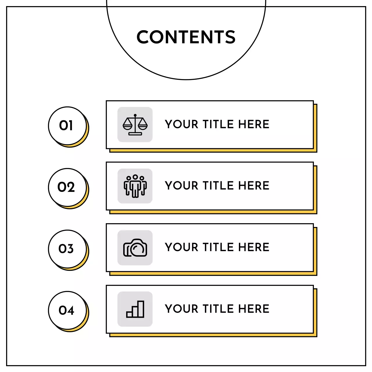 Yellow Minimal Business Guide Instagram Carousel