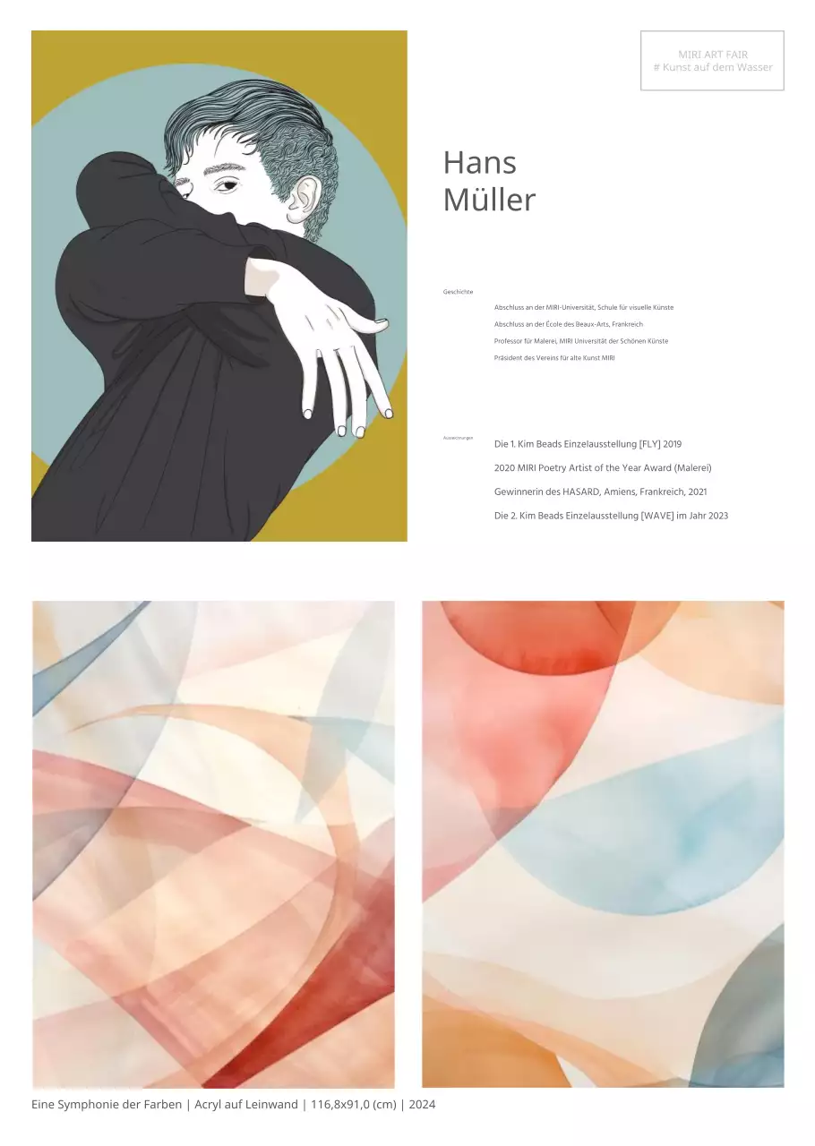 Faltblatt der Minimal Art Fair