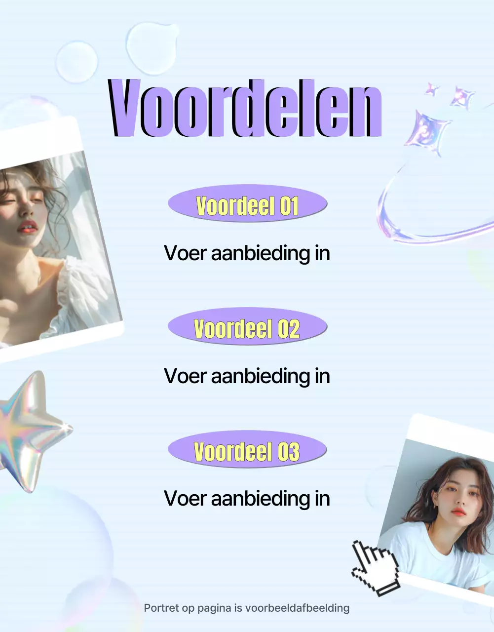 Kitscherige millenniummode in lichtblauw