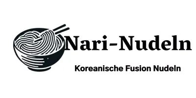 Nudeln Koreanisches Restaurant Logo mit Illustration