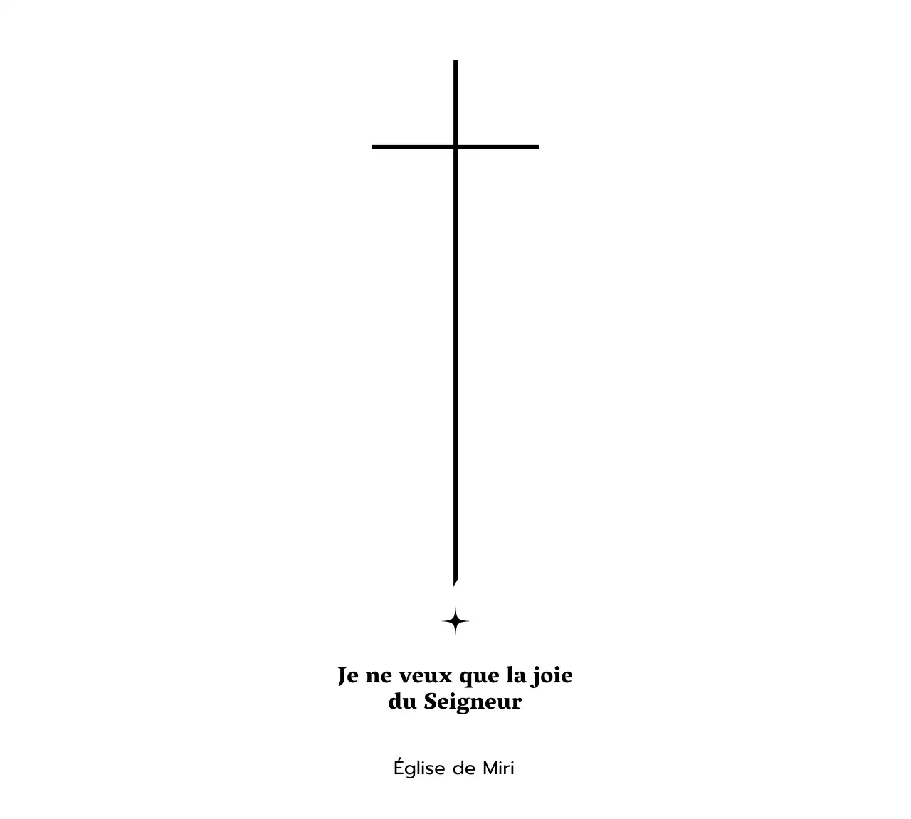 Concept de phrase scripturale chrétienne en illustration linéaire