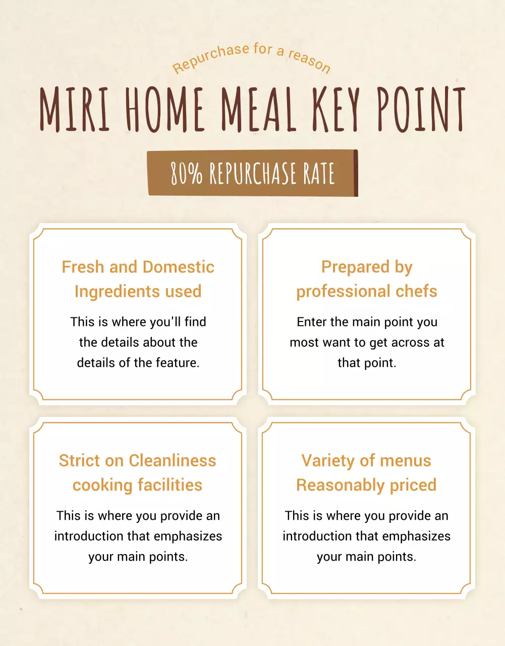 Beige Rustic Breakfast Promotion Poster