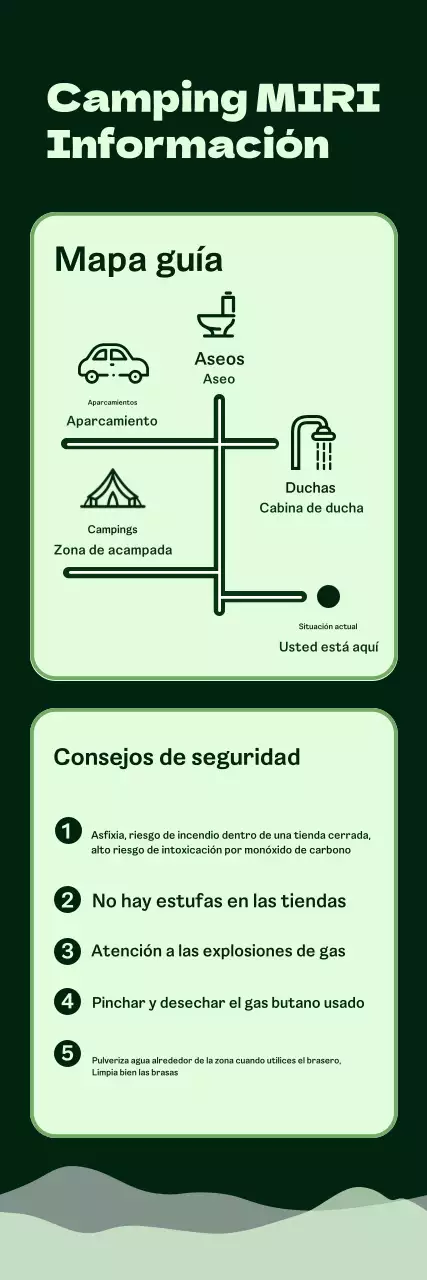 Introducción y guía del camping verde y ordenado