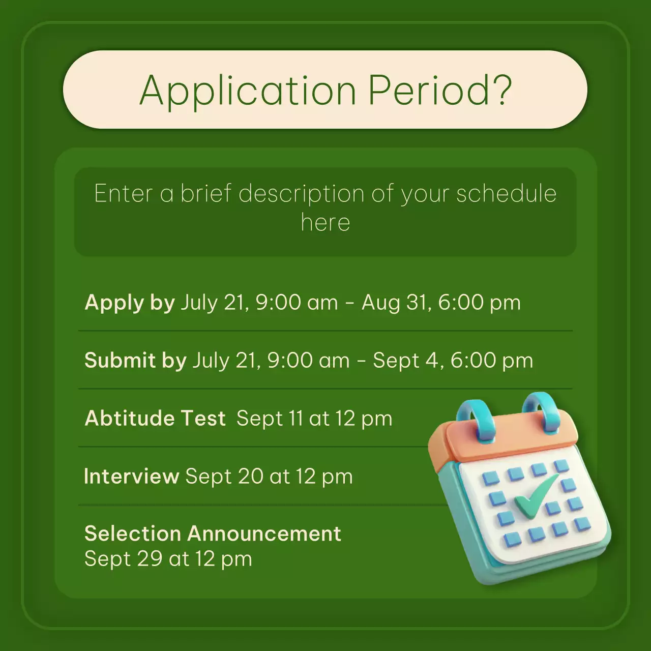 Green Modern Academic Guide Instagram Carousel