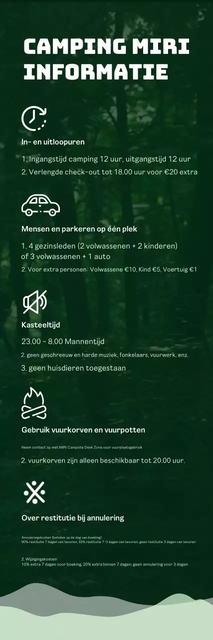 Introductie en wegwijs op de groene en schone camping