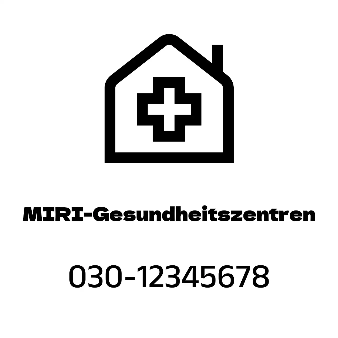 Logo des Gesundheitszentrums in Form einer Schaufel