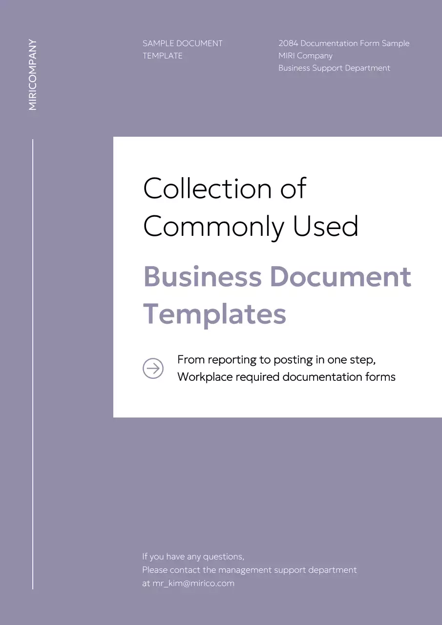 Grey Modern Business Document