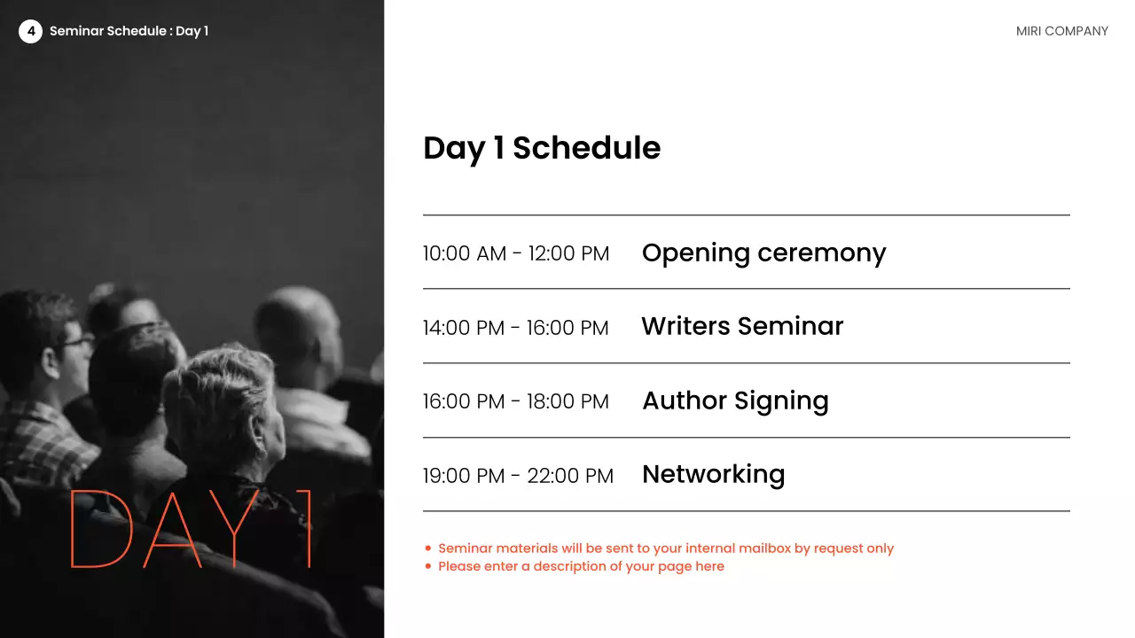 Moderno deck de altifalantes em laranja e preto e branco