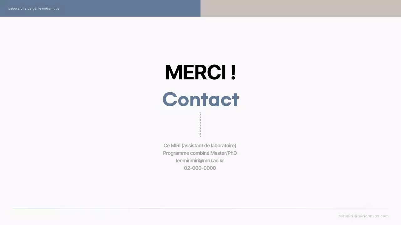 Une simple introduction bleue et beige aux laboratoires d'études supérieures