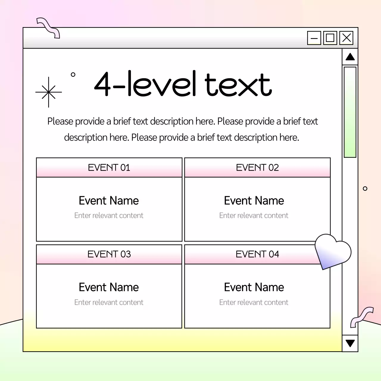 Pastel Trendy Marketing Event Instagram Carousel