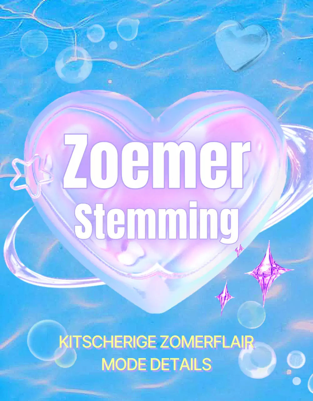 Kitscherige millenniummode in lichtblauw