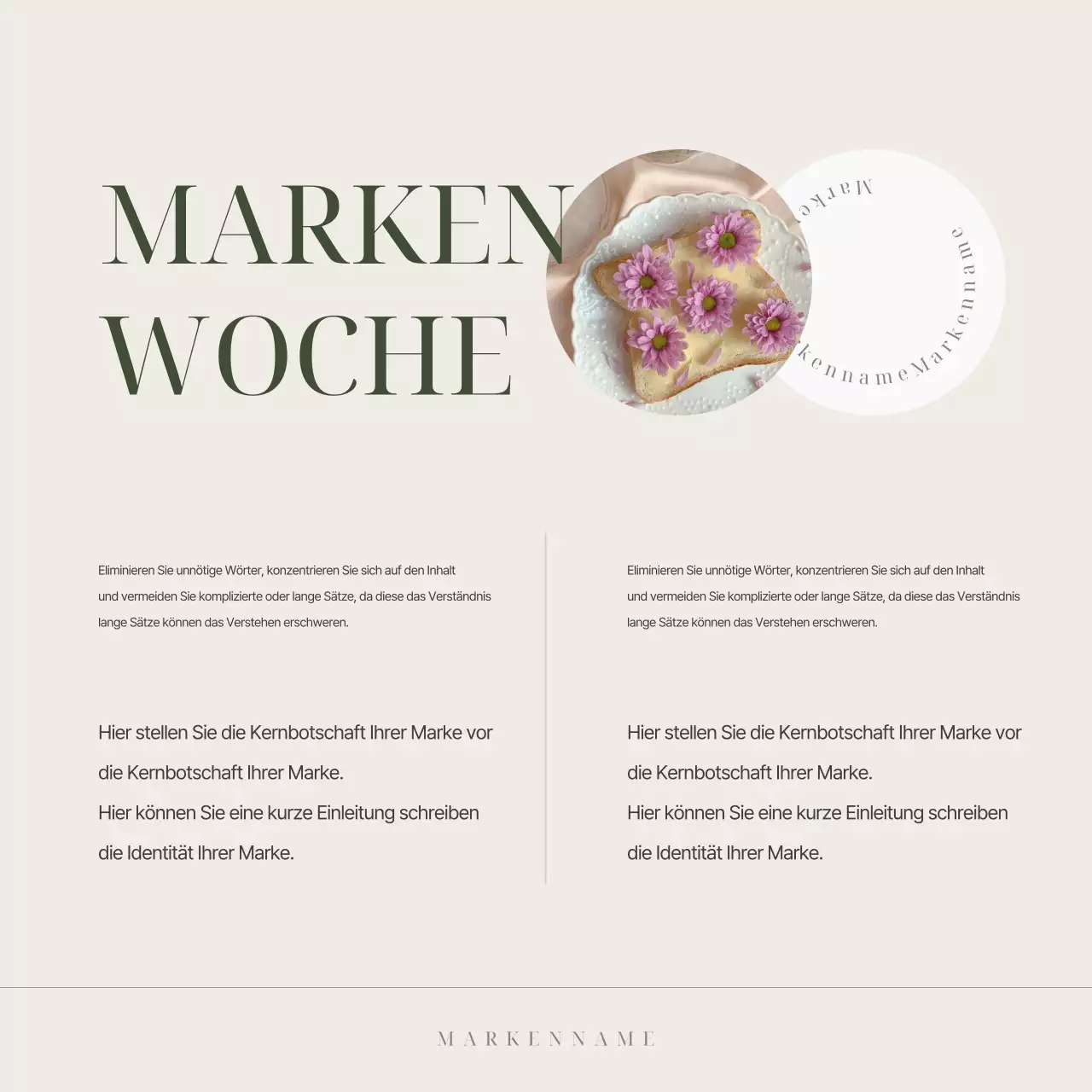 Vermarktung einer einfachen Geschirrmarke in Elfenbein