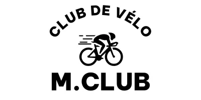 Un club simple avec l'illustration d'un vélo de course