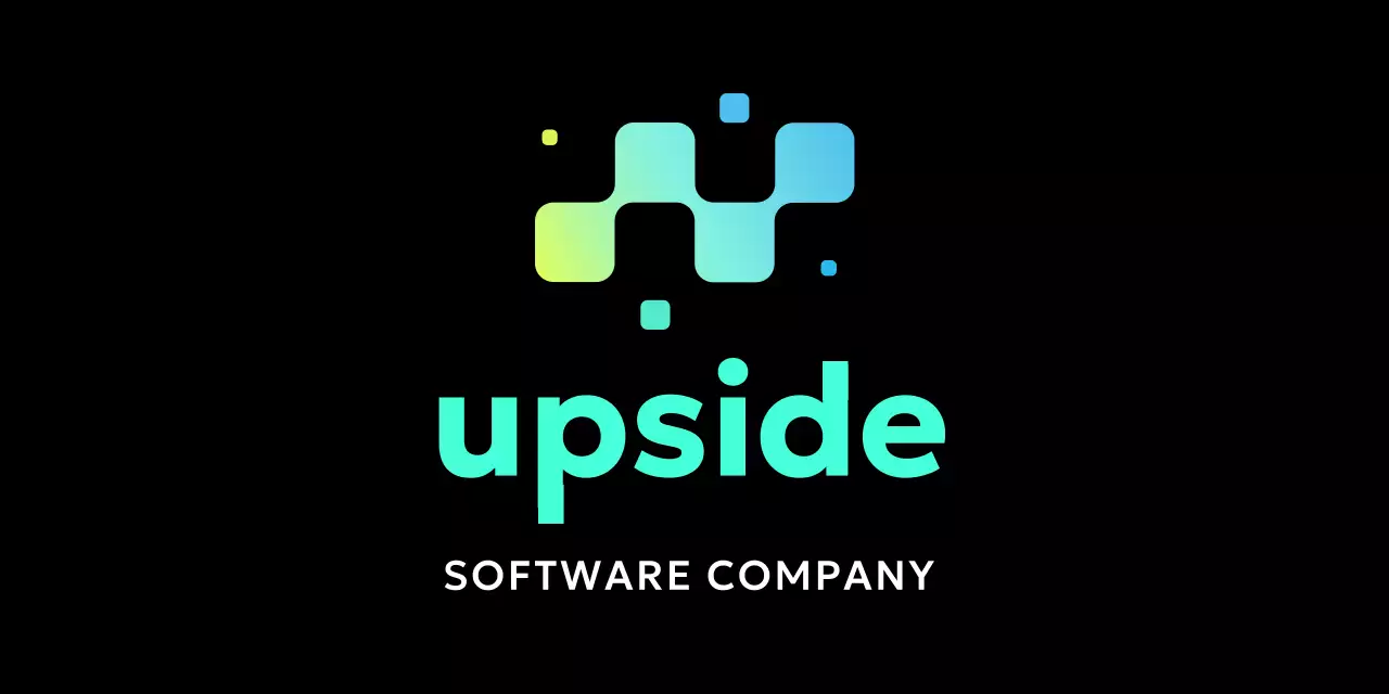 그라데이션 로고가 있는 심플한 느낌의 기업 세미나