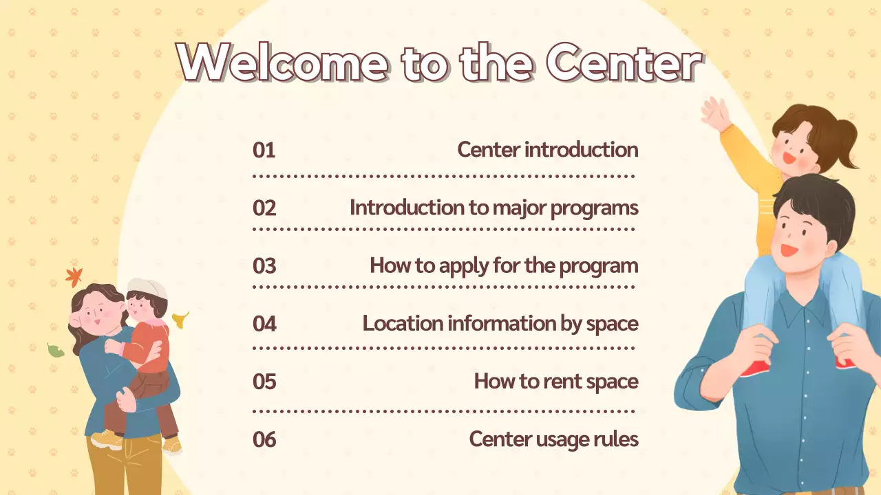 Beige Traditional Family Guide Presentation