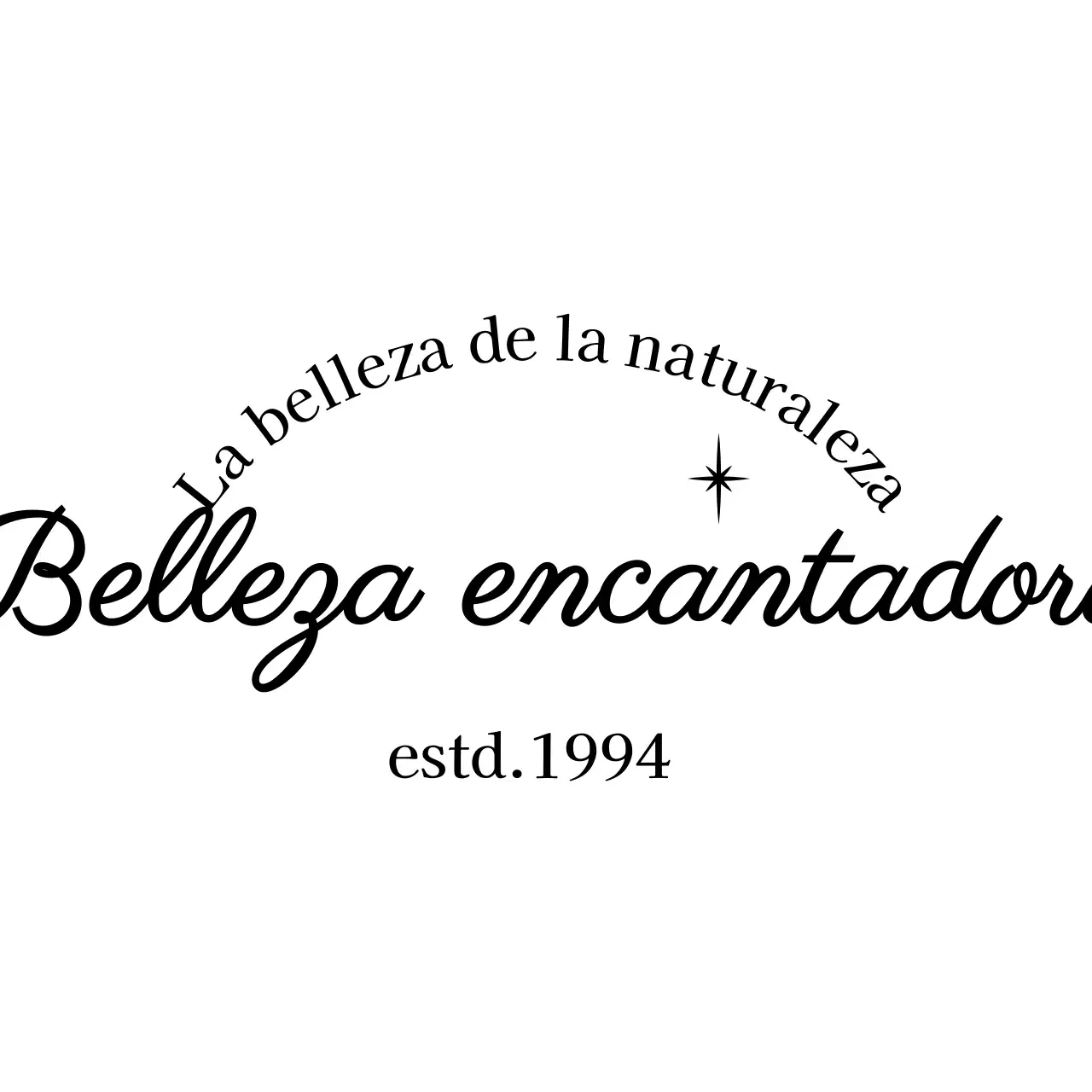 Promocione un salón de belleza glamuroso con cursiva y purpurina