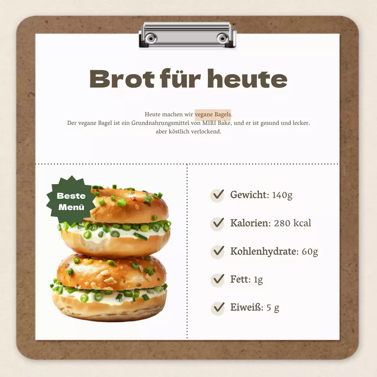 Brown und Vintage Backen Ein-Tages-Kurs Rezept