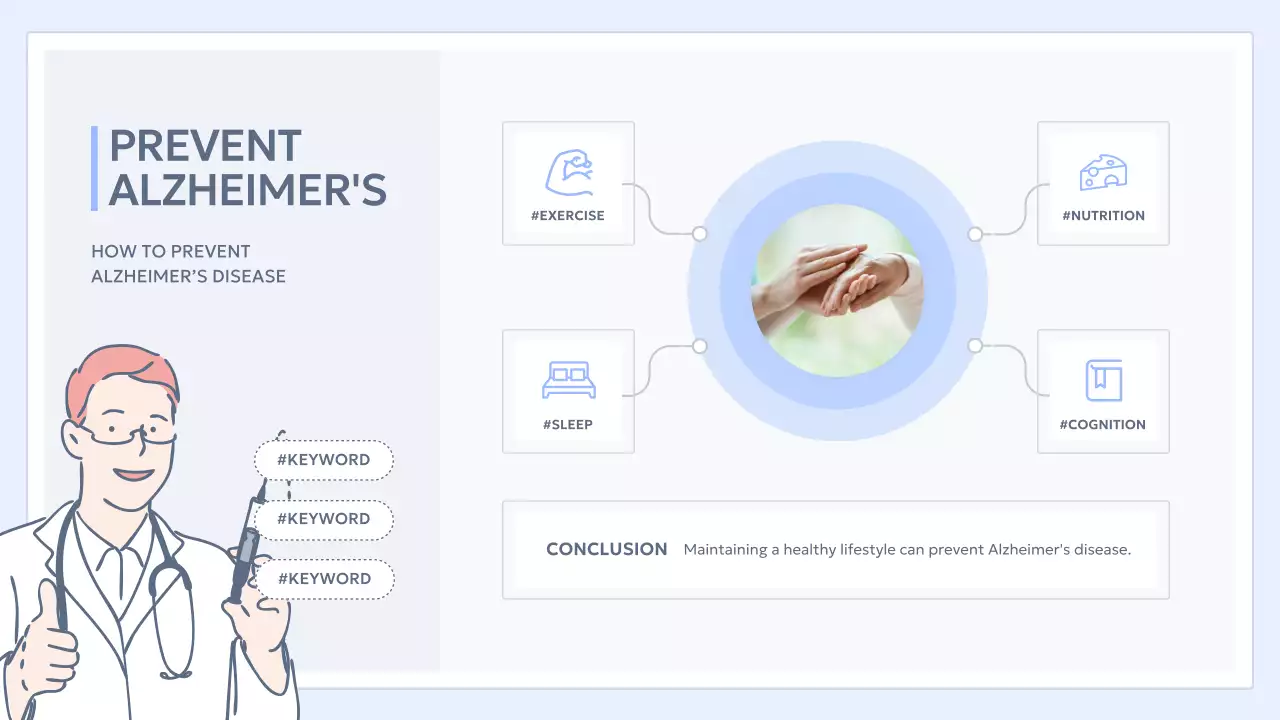Blue Minimal Health Guide Presentation