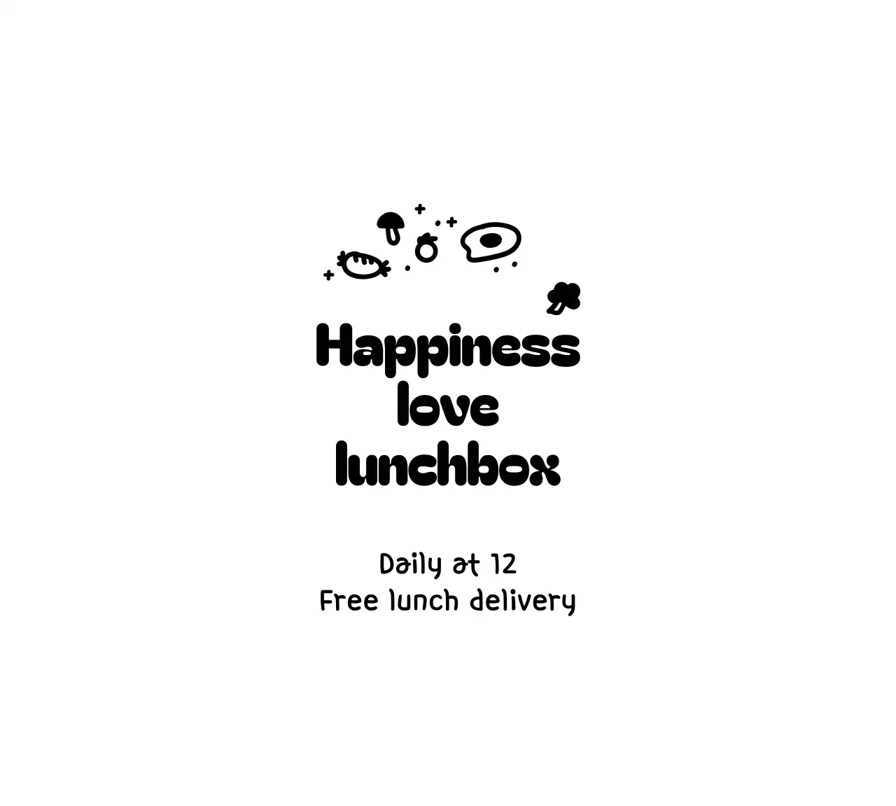 Volunteer to share bento boxes with food illustrations