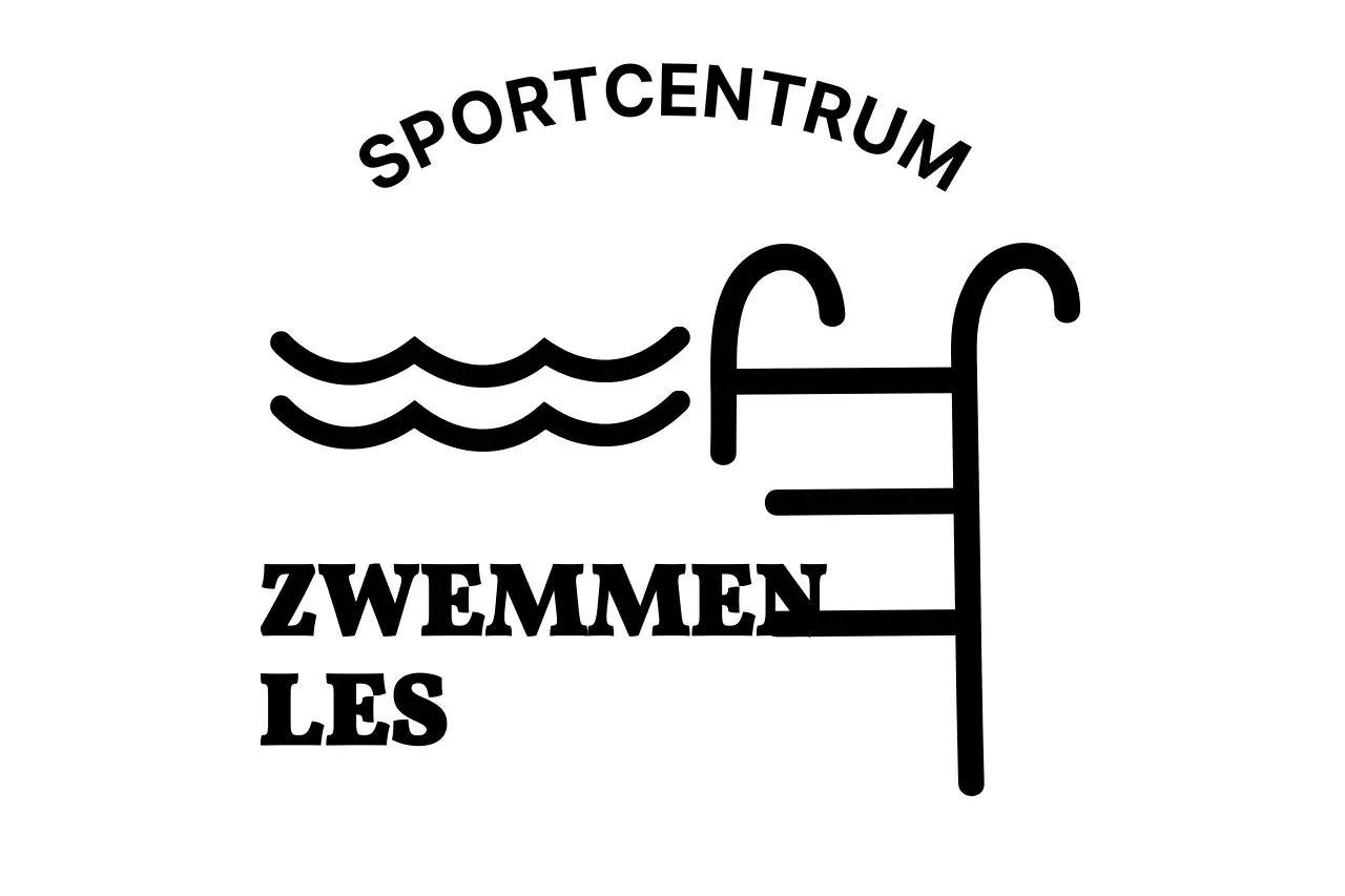 Zwemles club in zwembad illustratie