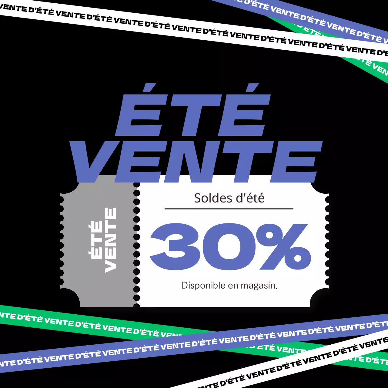 Une collection de soldes d'été aux accents violets et verts