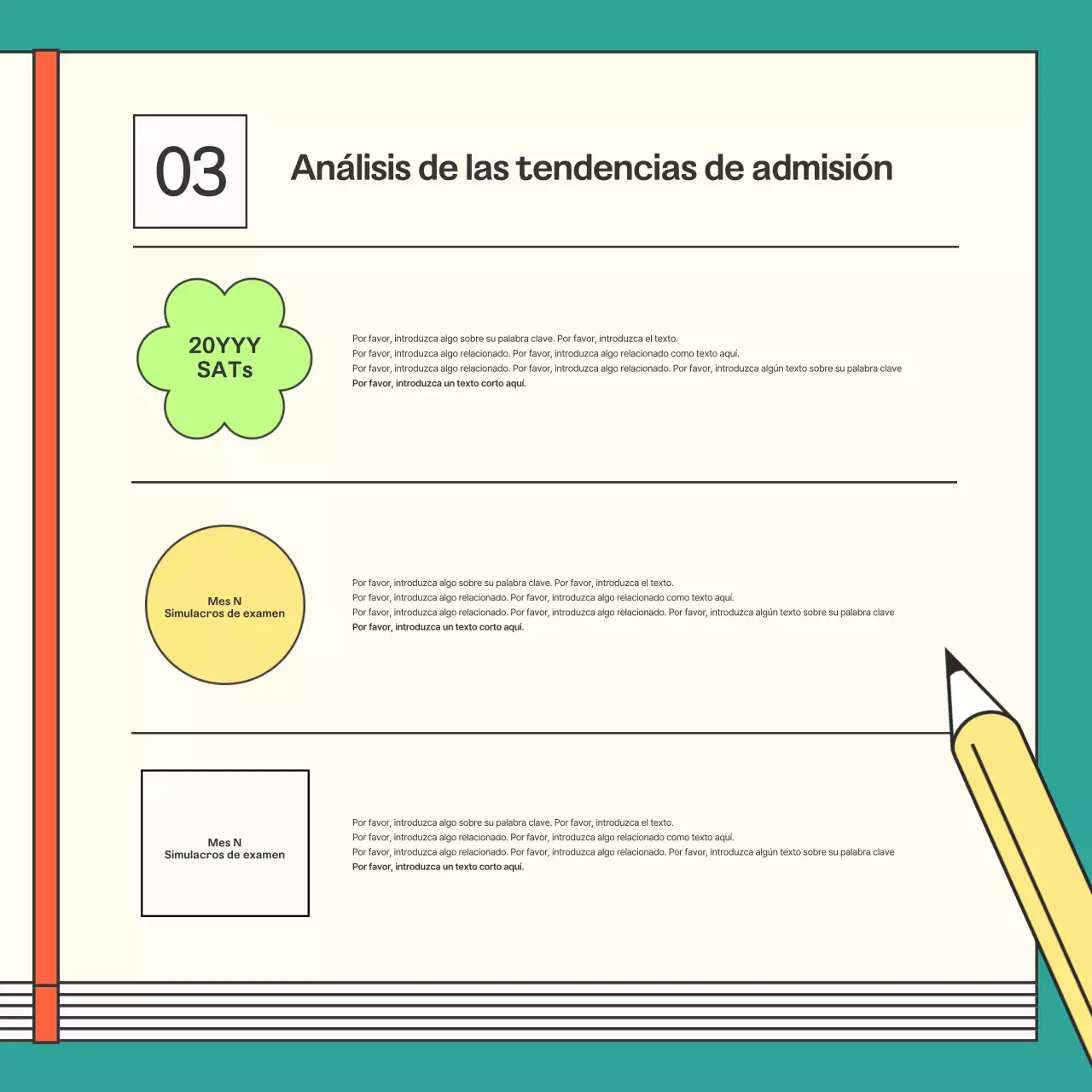 Promover una conferencia escolar naranja kitsch