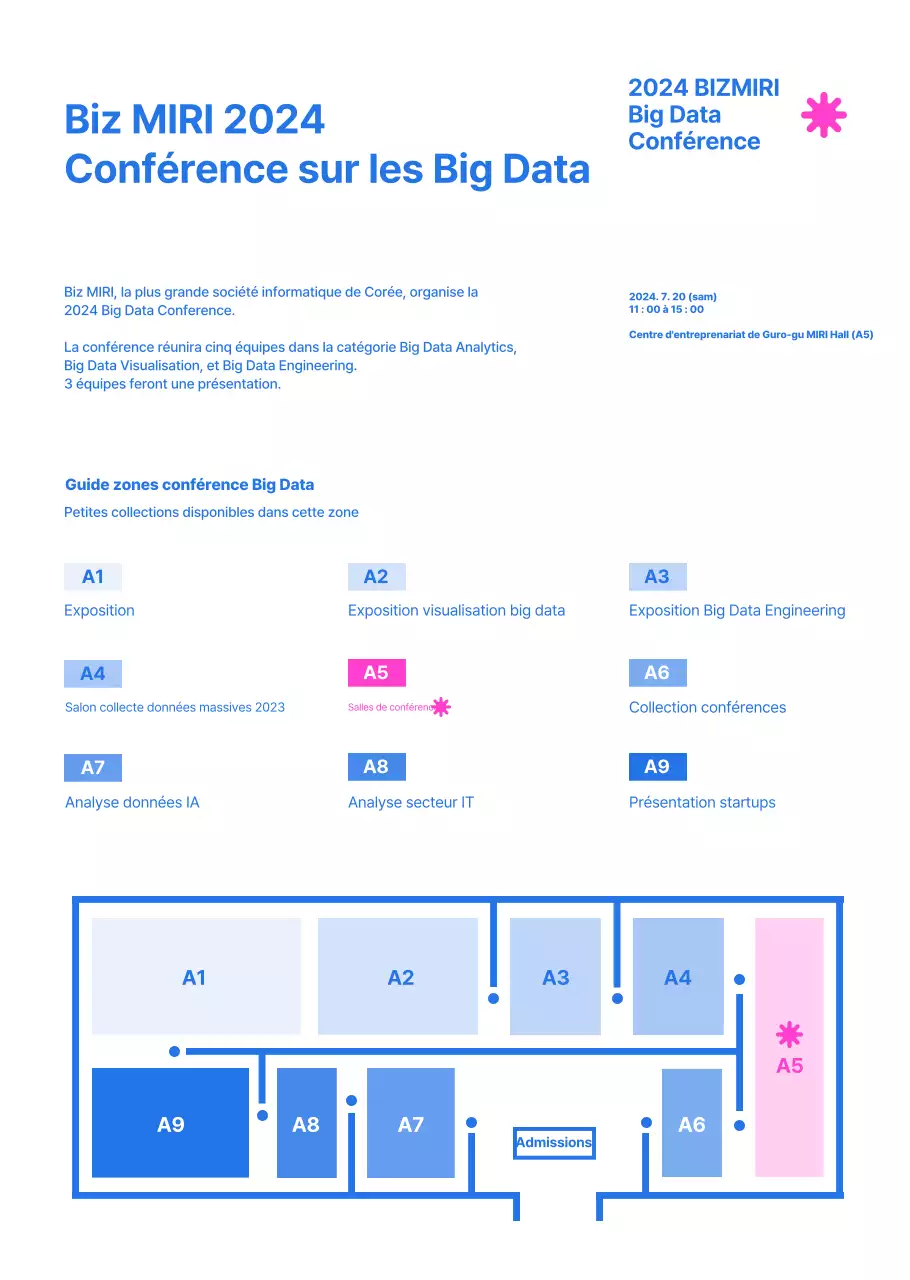 Guide des conférences d'entreprise branchées en bleu et gris
