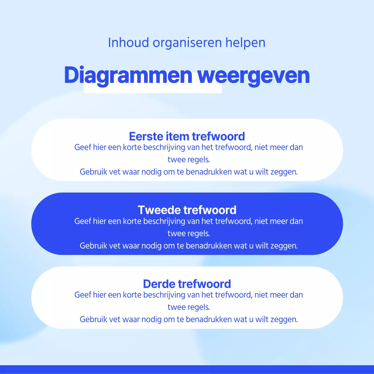 Een eenvoudige zakelijke nieuwsbrief in blauw en wit