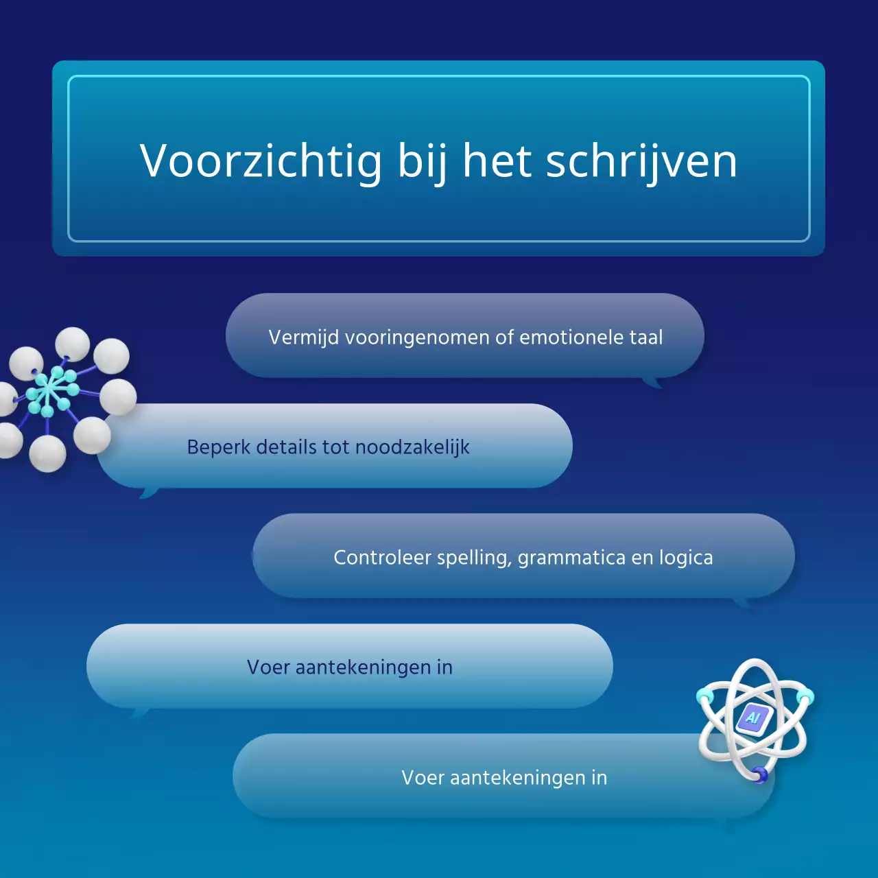 Bevorder blauw en neon, AI-prompts met cybergevoel