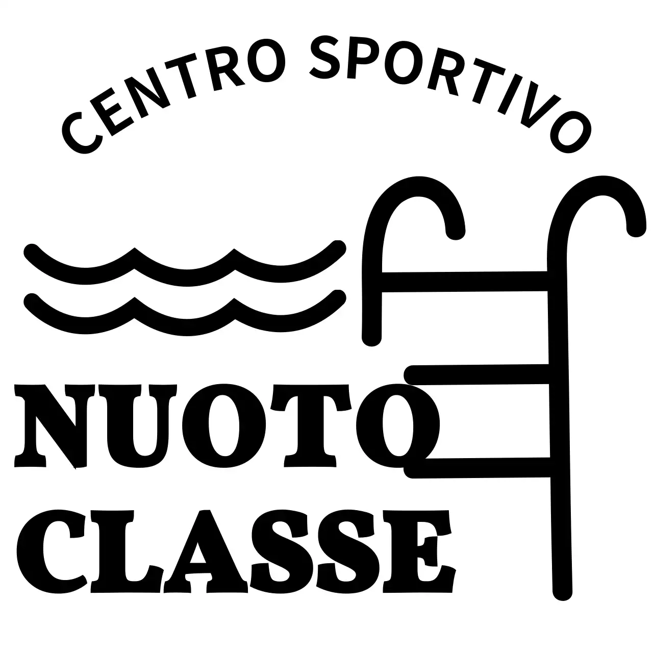 Illustrazione del club di nuoto in piscina