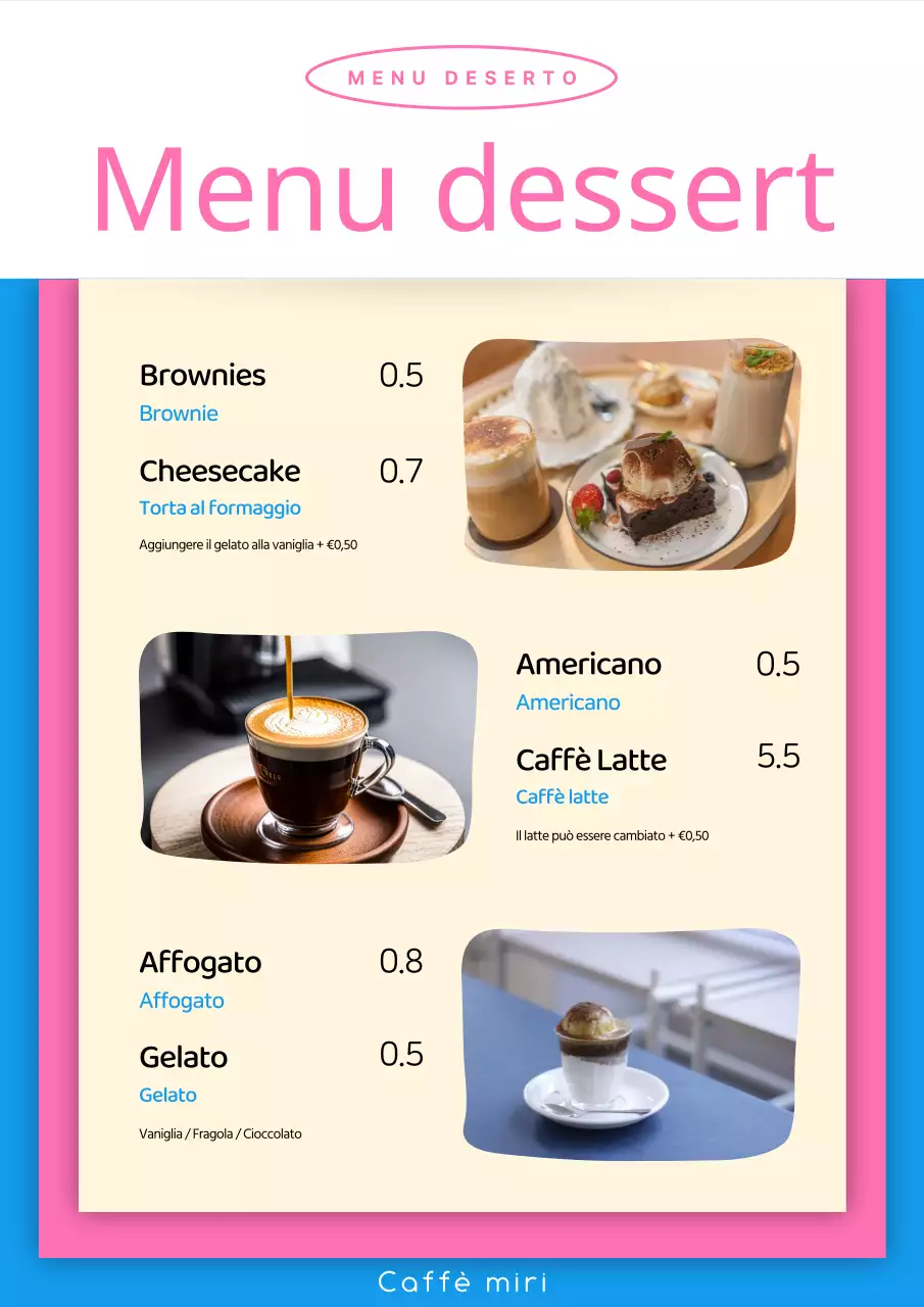 Una collezione di lavagne per menu di ristoranti di tendenza in blu chiaro