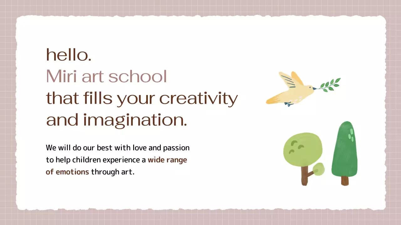 Beige Simple Art Guide Presentation