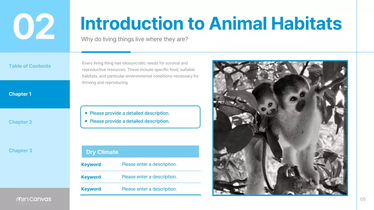 Blue Minimal Animal Guide Presentation