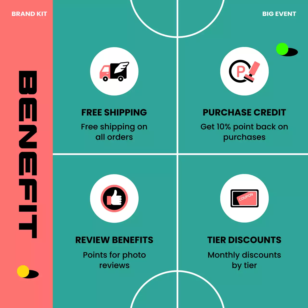 Teal Modern Brand Promotion Instagram Carousel