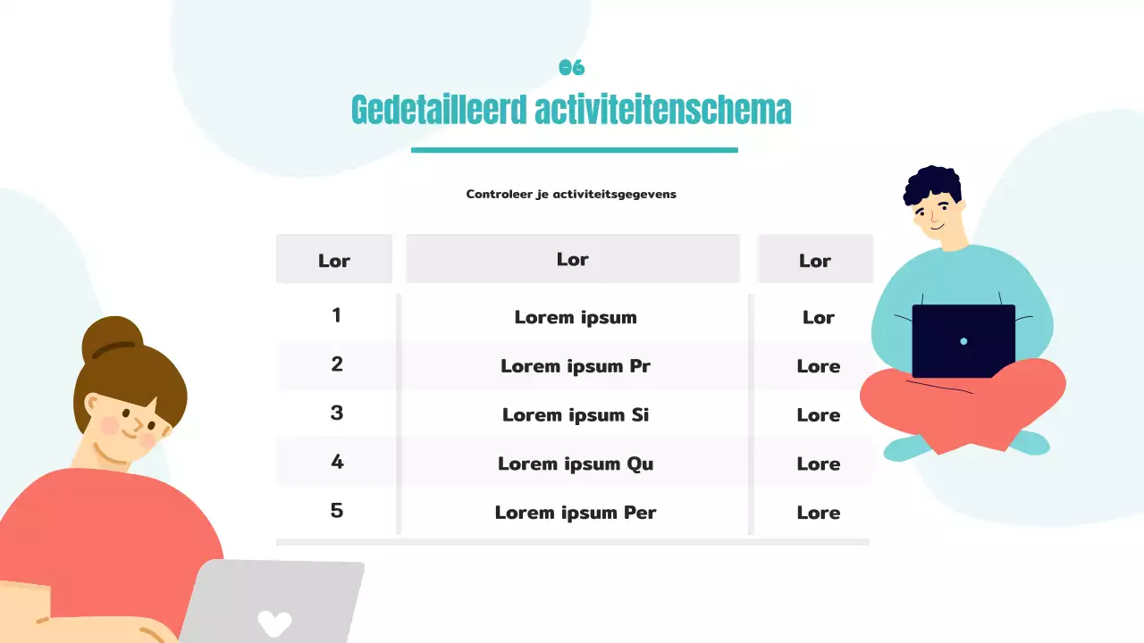 Een eenvoudig tussenjaar in chartreuse en mintProjectinformatie