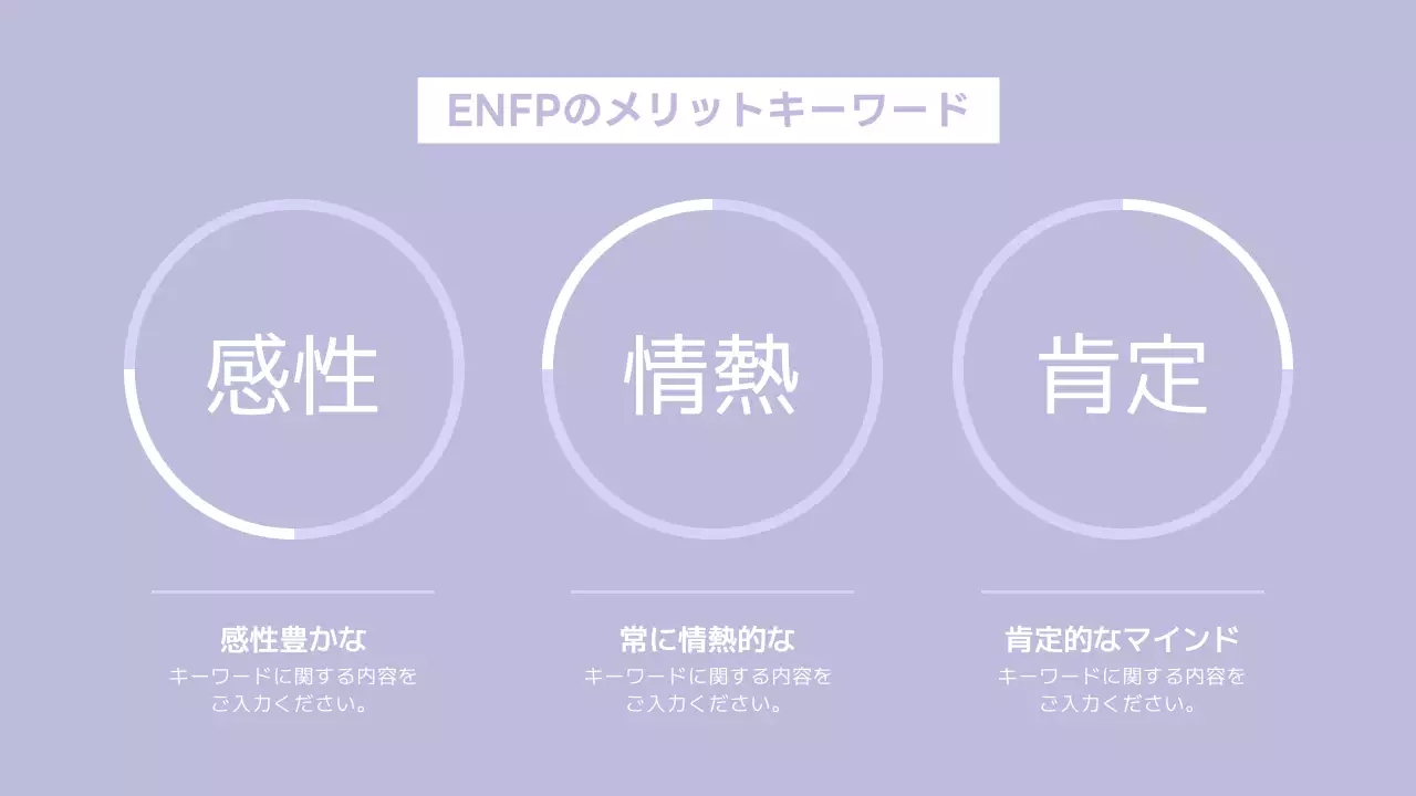 ラベンダー シンプル 自己紹介 プレゼンテーション