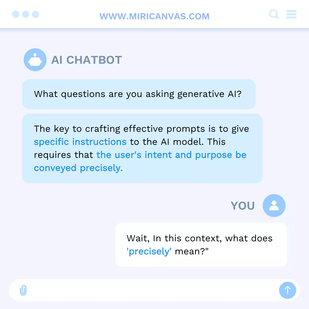 Blue Minimal Prompt Guide Instagram Carousel