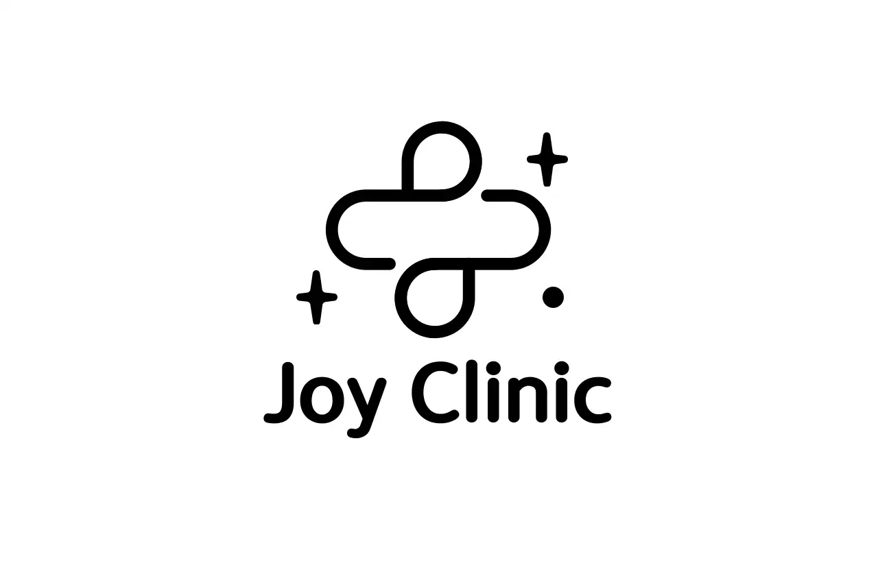 Mempromosikan klinik penyakit dalam dengan logo silang yang sederhana