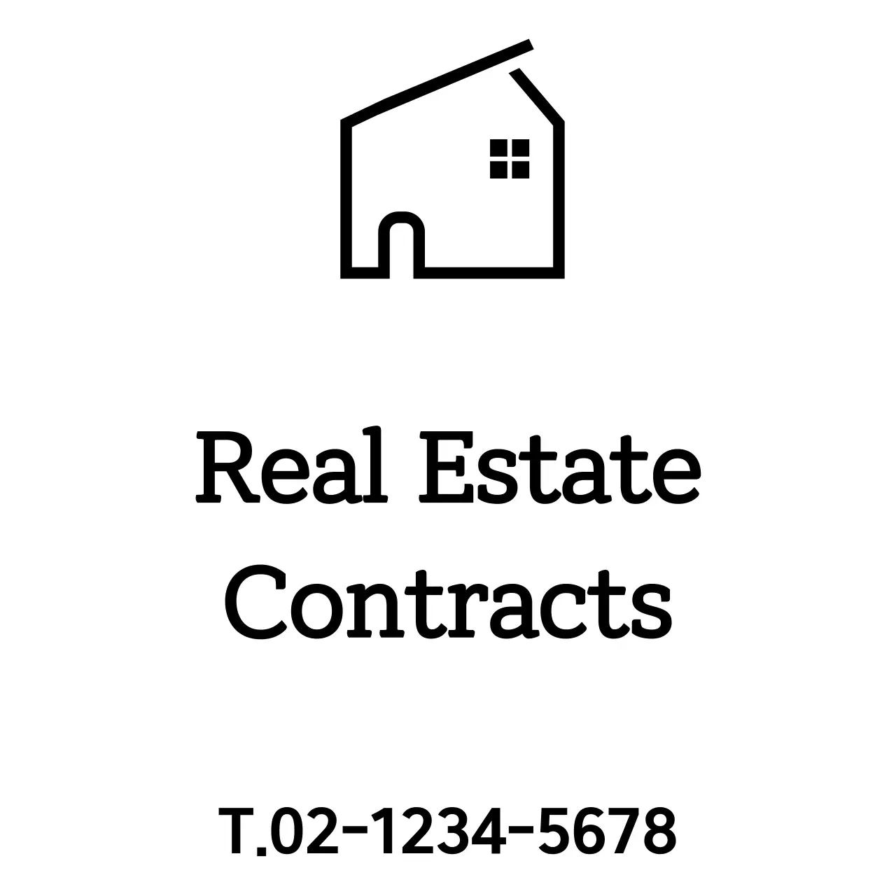 Written contracts in a classy serif font