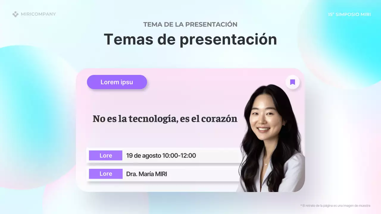 Presentaciones de altavoces de moda en azul claro y rosa