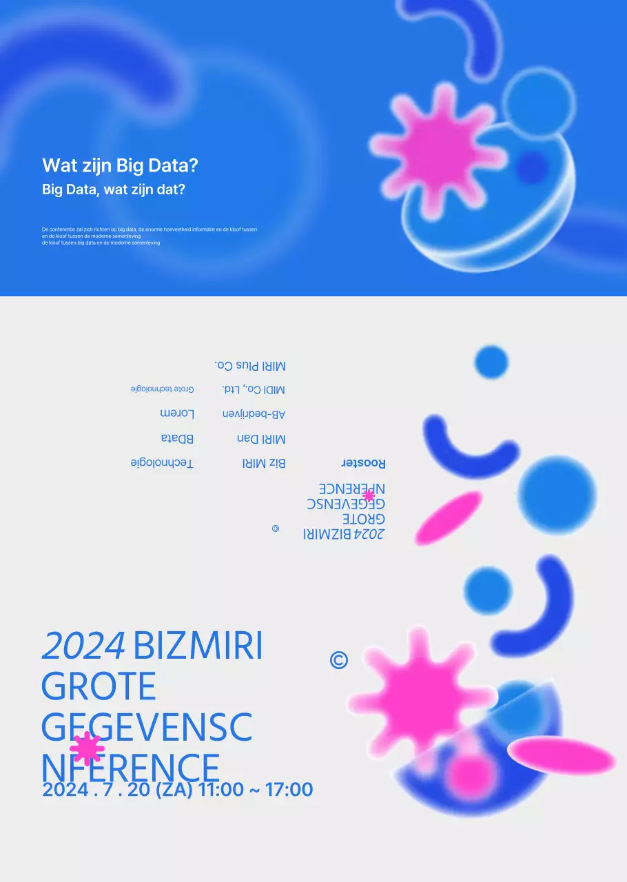 Een gids voor trendy bedrijfsconferenties in blauw en grijs