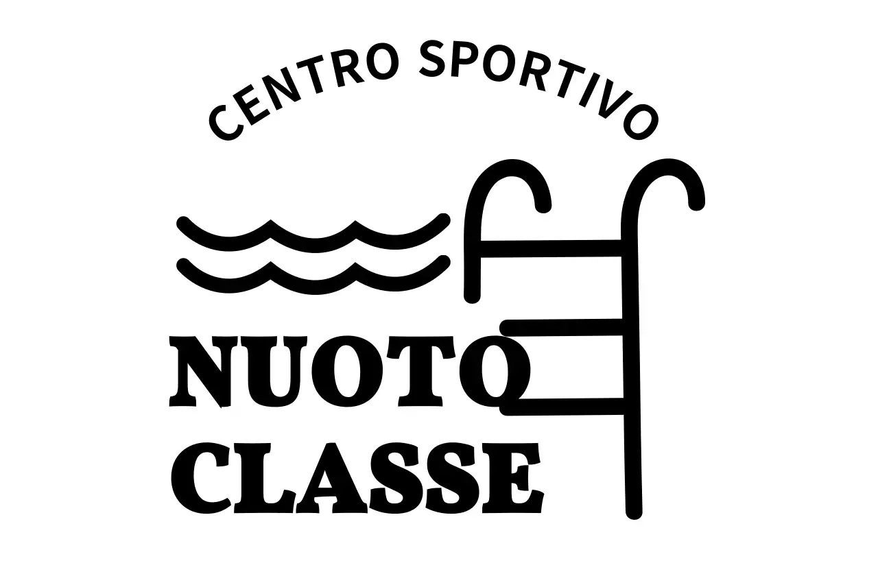 Illustrazione del club di nuoto in piscina