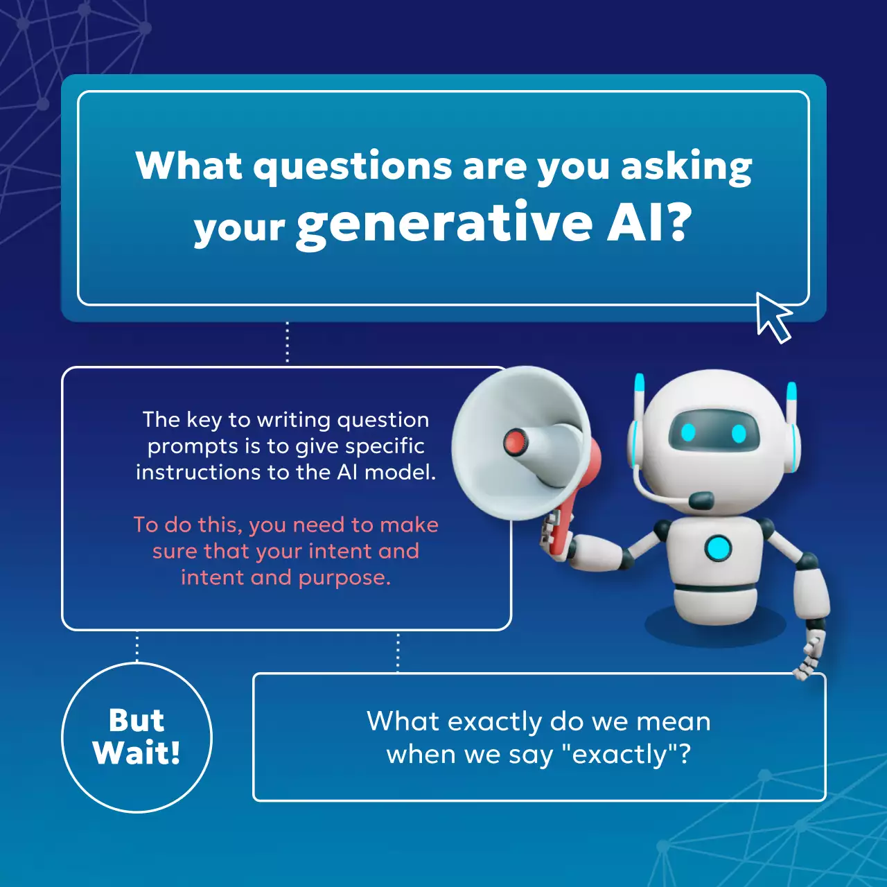 Guia de IA azul moderno Instagram carrossel