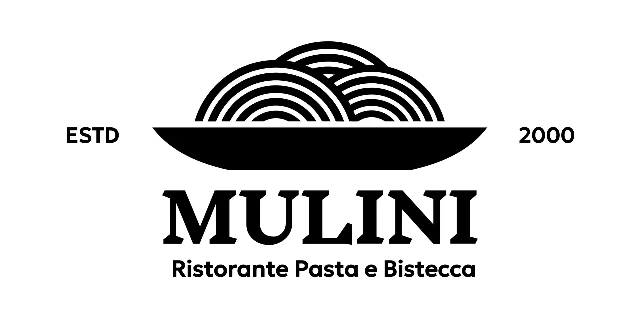 Loghi di ristoranti con icone minimaliste