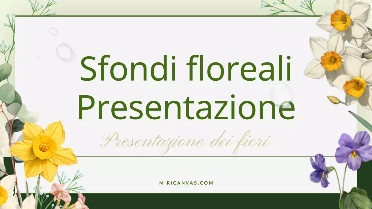 Una guida ai graziosi sfondi floreali in verde e giallo